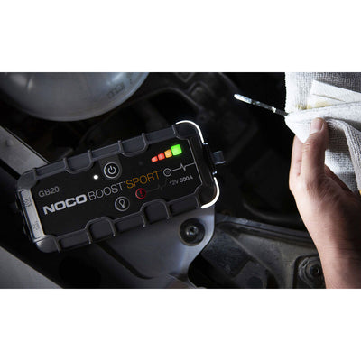 NOCO Boost UltraSafe Lithium Jump Starter – GB20 Sport – 500A, petrol up to 4.0L