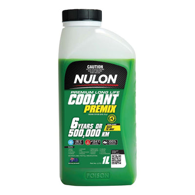 Nulon Long Life Coolant – Green – long life (HAT) / Premix 33% – 1L