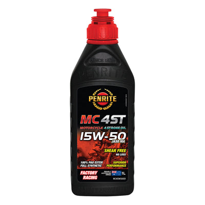 Penrite MC-4ST 15W-50 100% PAO & Ester Motorcycle Oil 1L