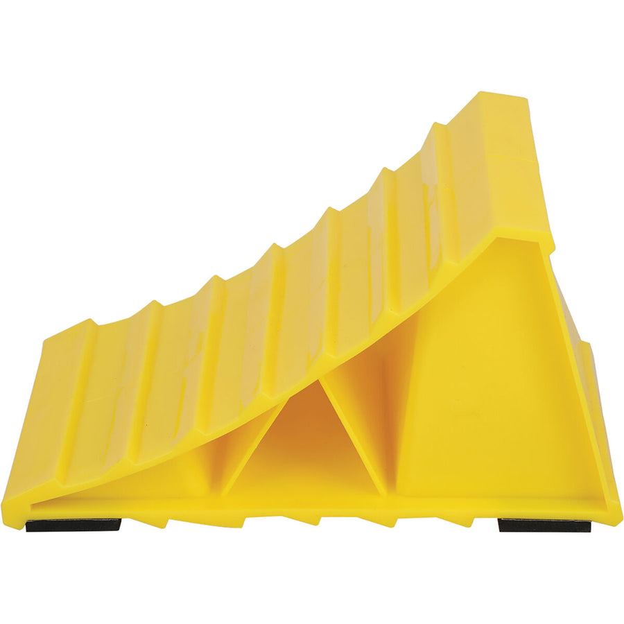 Plastic Wheel Chock Yellow Single – image 3