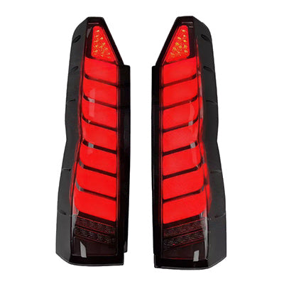 Rear Lamp Set – LED, Smokey, Left & Right Pair to Suit Toyota Hiace 2019 on