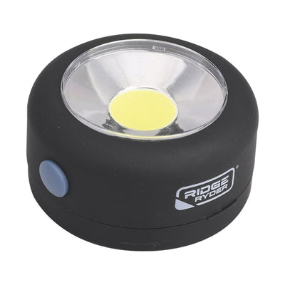 Ridge Ryder COB LED Round Light 70 Lumen 3 Pack