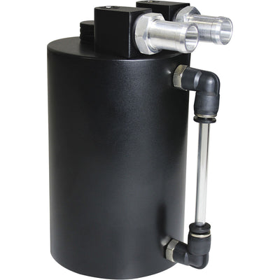 SAAS Black Billet Oil Catch Can 500ml – Standard – level indicator (ST1005)