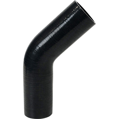 SAAS Black Silicone 45° Hose – 51mm (2")