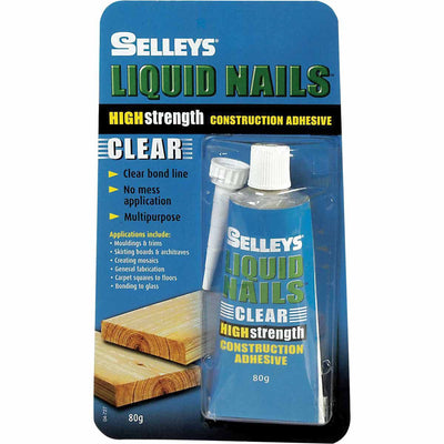 Selleys Liquid Nails Clear Adhesive 80g