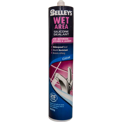 Selleys Wet Area Sealant Clear 300g