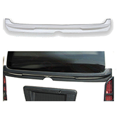 Tailgate Mid Spoiler – ABS, Below Windscreen Glass to Suit Toyota Hiace 2004 on Narrow