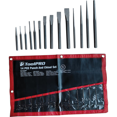 ToolPRO Punch & Chisel Set 14 Piece