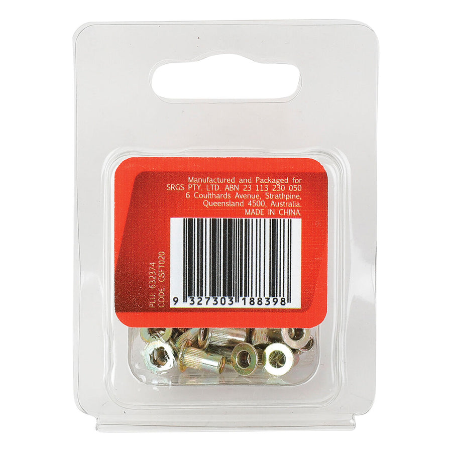 ToolPRO Rivet Nut Inserts M3 20 Piece – image 4