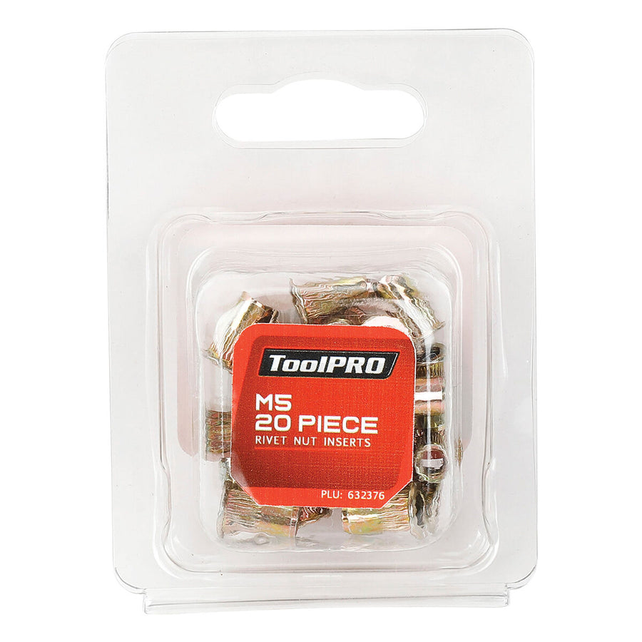 ToolPRO Rivet Nut Inserts M5 20 Piece – image 3