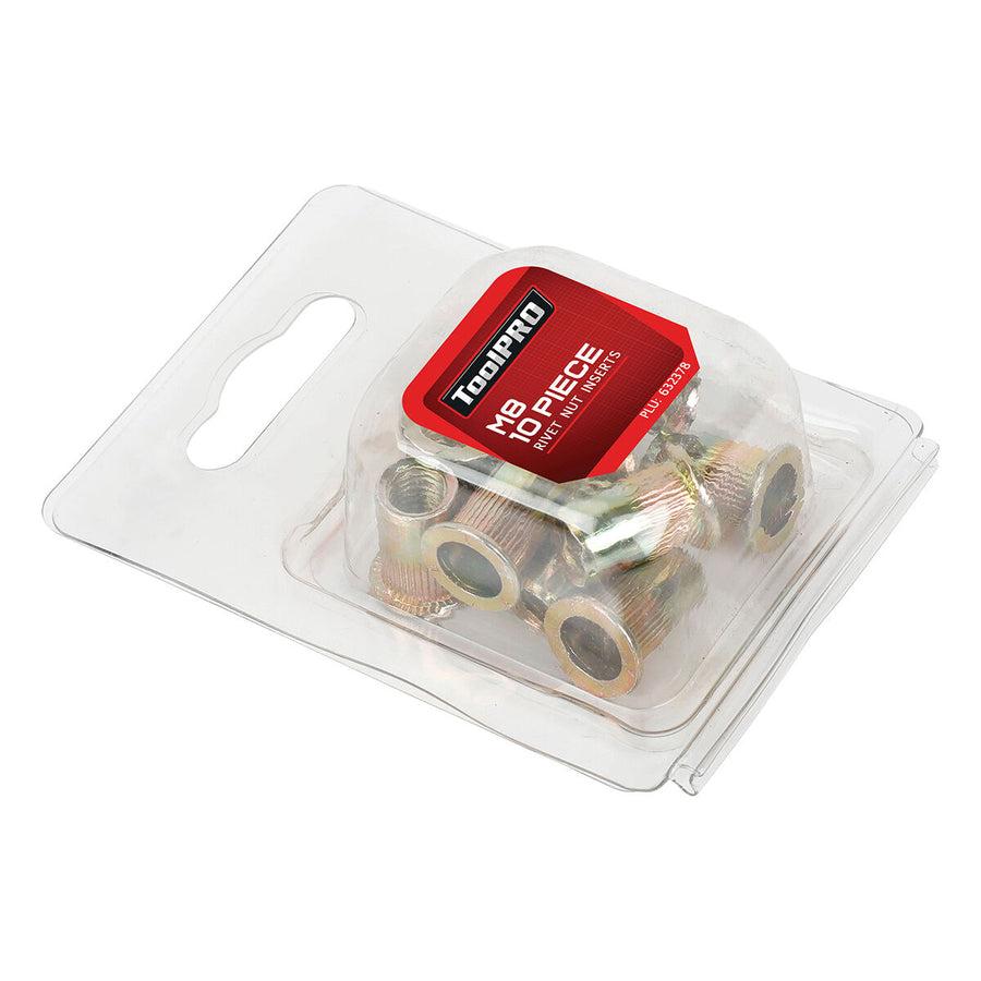 ToolPRO Rivet Nut Inserts M8 10 Piece – image 2