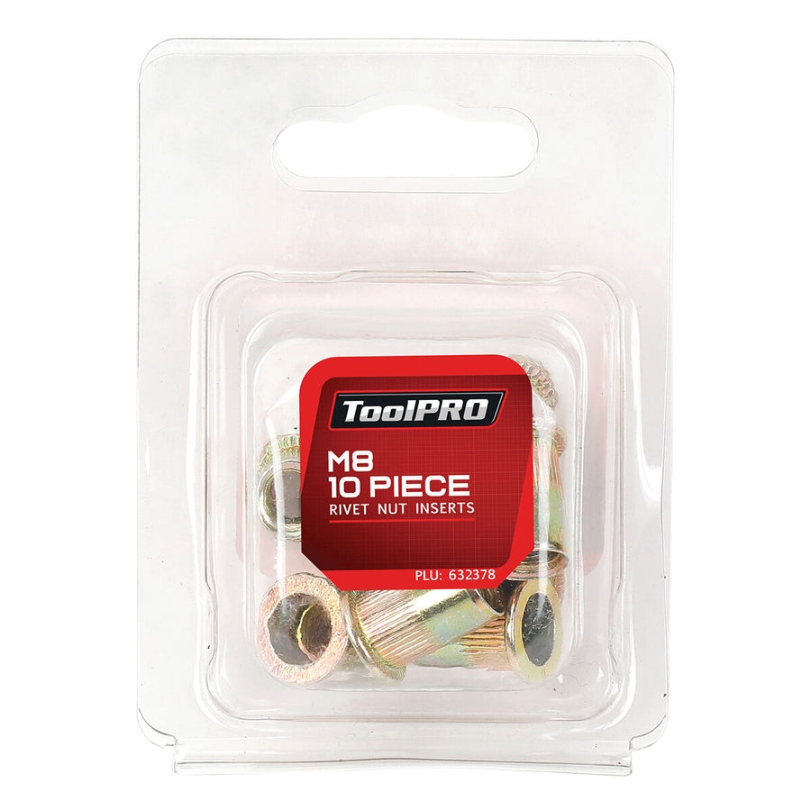 ToolPRO Rivet Nut Inserts M8 10 Piece – image 3