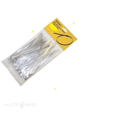 Tridon 304 Stainless Steel Cable Ties – 300 × 5 mm (CTSS304) – 50 Pack