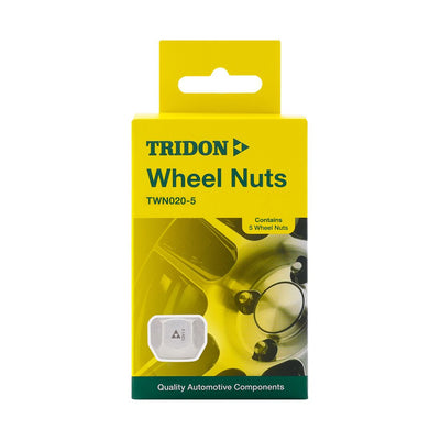Tridon Wheel Nuts M12x1.5 Tapered Seat 21mm Hex 16mm Galvanised 5 Pack (TWN020-5)