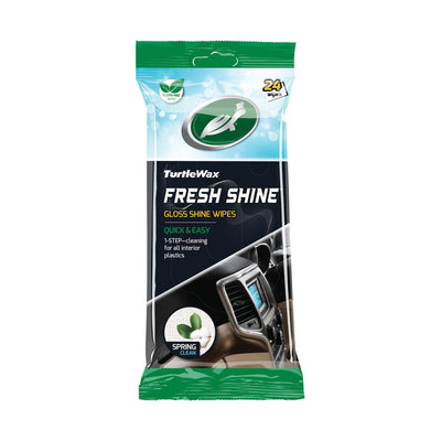 Turtle Wax Fresh Shine Interior Gloss Wipes 24 Pack